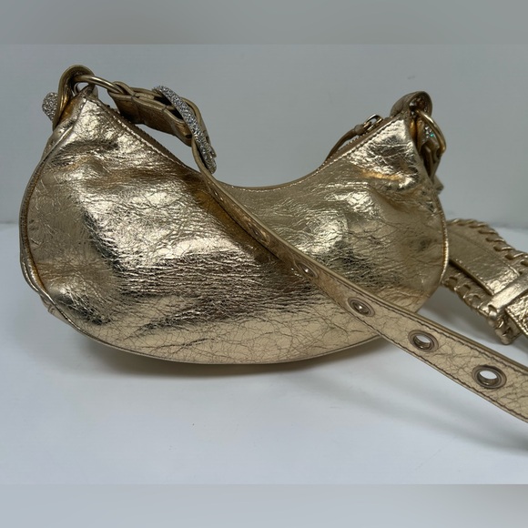 Balenciaga Le Cagole Rhinestone Bag XS Gold - Picture 3 of 8